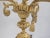 Vintage Laudarte SRL Italy Made Gilt Brass Candelabra Marble Table Lamp For Sale - Image 13 of 16