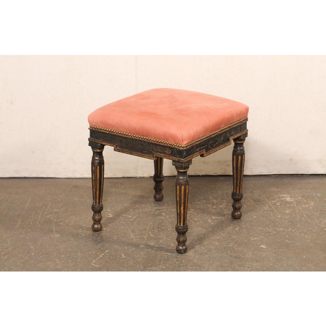 French French Tabouret or Stool, Late 18th C. For Sale - Image 3 of 11