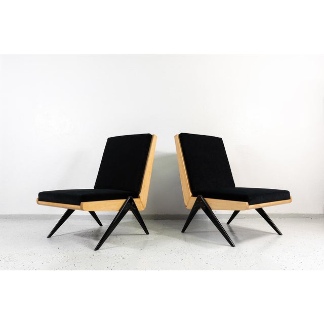 Mid-Century Modern Modern Type 1312 Chairs bfrom Slupskie Furniture Factory, Poland, 1960s, Set of 2 For Sale - Image 3 of 18