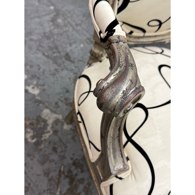 French Neoclassical Circa 1930's Armchairs, Pair For Sale - Image 10 of 12