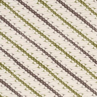 Schumacher X Rita Konig Ronnie Fabric In Green For Sale