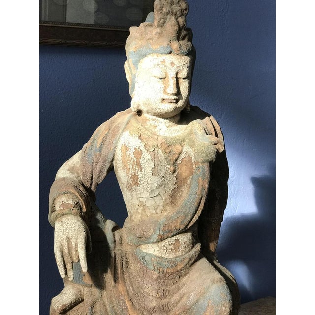 Rare vintage Buddha, the Bodhisattva of compassion and mercy.