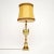 Large Vintage French Onyx & Gilt Metal Table Lamp, 1930s For Sale - Image 9 of 9