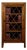 20th Century English Rustic Glazed Pine Display Cabinet For Sale