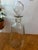 Antique Hand Blown Glass Decanter With Agave Leaf and Beautiful Globe Top For Sale - Image 4 of 14