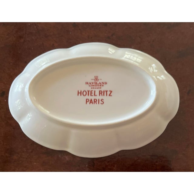 Haviland Limoges Puce Floral Porcelain Soap Dish or Pin Tray for Hotel Ritz, Paris For Sale - Image 9 of 12