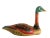 Vintage Folk Art Hand Painted Wooden Duck/ Swan Statue For Sale - Image 10 of 12