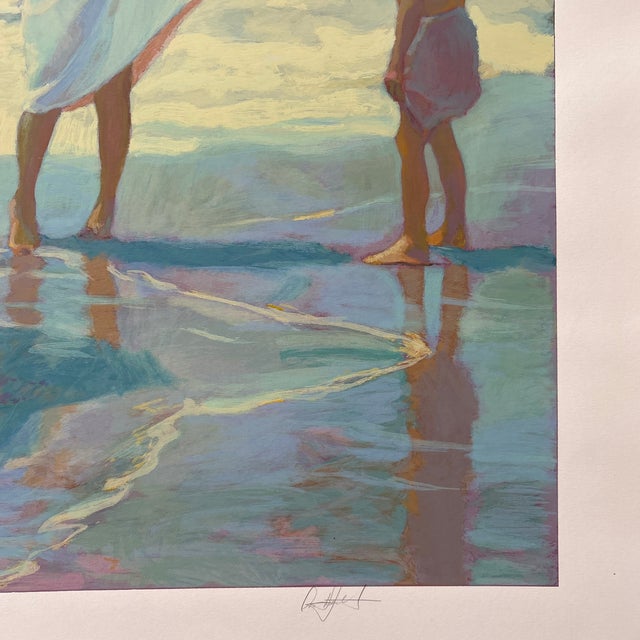 Summer Holiday -a Highly Collectible Original Print by Don Hatfield 1989 Printed With 200 Colors. For Sale - Image 4 of 12
