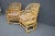 Bamboo & Cane lounge chair in mid century style design. seat height without cushions-17.5"
