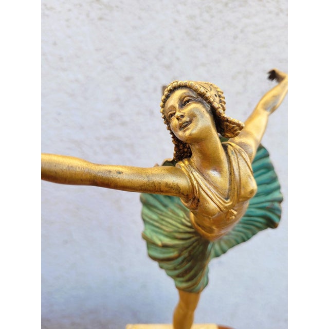 H Fournier, Ballerina Dancer, 1920s, Bronze For Sale - Image 8 of 18
