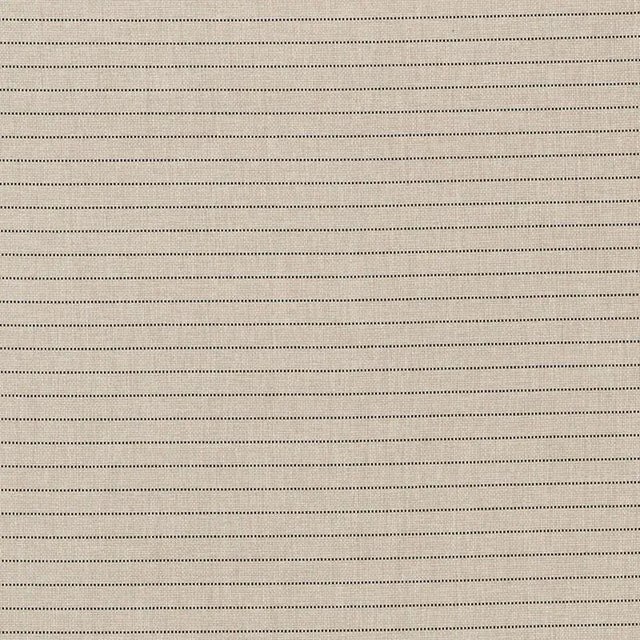 Transitional Sample - Schumacher Manning Stripe Indoor & Outdoor Fabric in Black & Natural For Sale - Image 3 of 3