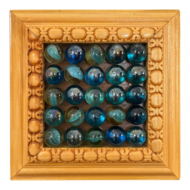 Glass Marble Pop Art, Framed For Sale