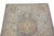 Gray Multicolor Handwoven Turkish Oushak Rug 3'2" X 5' For Sale - Image 4 of 6