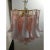 Italian Murano Glass Sella Pink with Gold Metal Frame Chandelier For Sale - Image 11 of 13