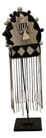 Black and White Yoruba Royal Crown