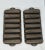 Set of two cast iron cornbread pans. They make cornbread in the shape of corn cobs. Marked Wagner Ware on the back.
