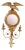 Gilt Neo-Classical Mirror Girandoles Eagle, Set of 2 For Sale