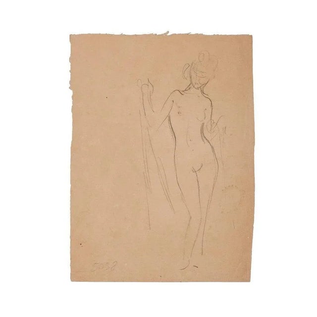 Figures of Women is an original pencil drawing realized by the french painter Charles Lucien Moulin in the early 20th...