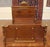 19th Century Bronze Mounted French Plum Pudding Acajou Mahogany Full Size Bed Dimensions : 66" Tall X 63" Wide X 80" Long...