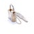 Tiffany and Co. Tiffany & Co. Sterling Silver 1837 Padlock Key Chain 52.54g For Sale - Image 4 of 7