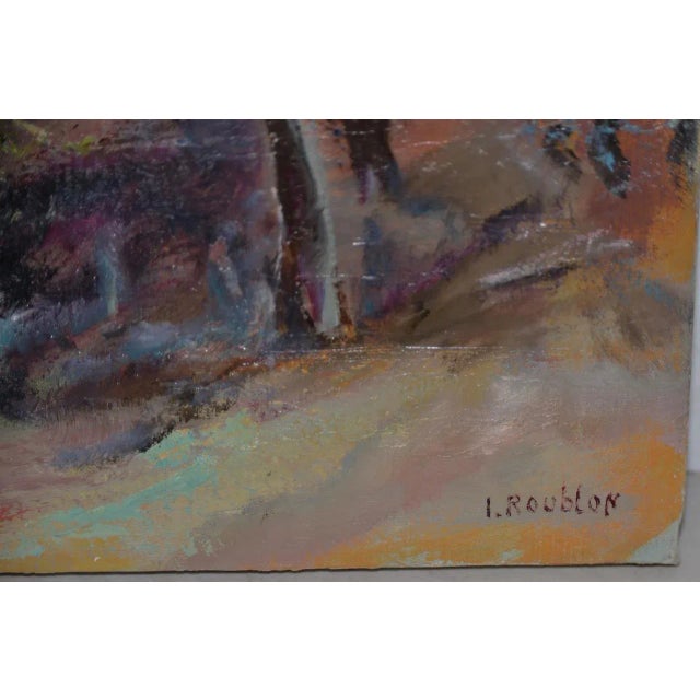 Impressionist Irina Roublon Belotelkin (Russian / American, 1913-2009) Landscape c.1960 For Sale - Image 3 of 9