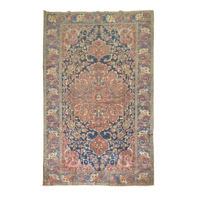 Antique Persian Sarouk Ferahan Rug For Sale