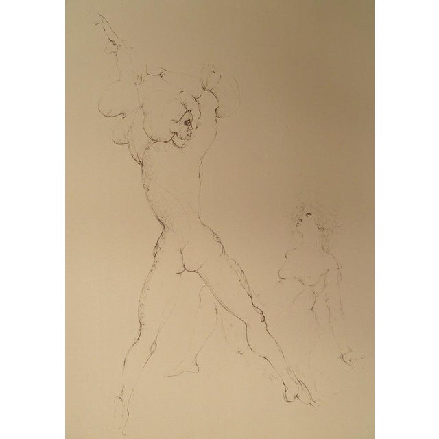 Léonor Fini, La vengeance, Nude, Etching For Sale