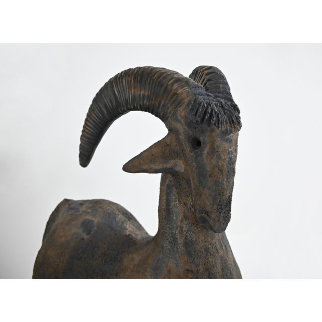 Ceramic Goat from Dominique Pouchain, 1990s For Sale - Image 6 of 8