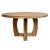 Contemporary Outdoor Round Teak Mod Dining Table For Sale - Image 3 of 8