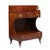 Brown American Neoclassic Mahogany Demilune Dressing Stand on Brass Castors, 1830 For Sale - Image 8 of 15