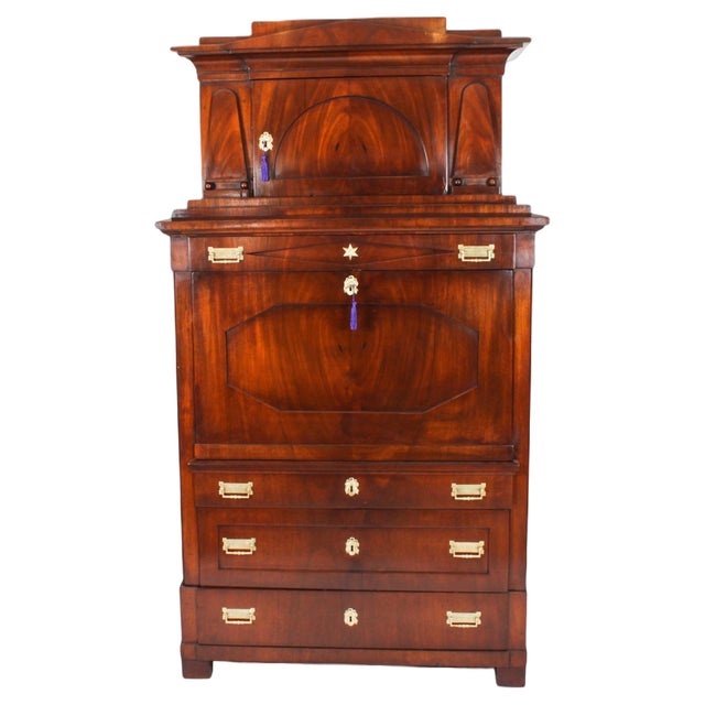 19th Century Biedermeier Secretary For Sale