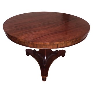Bunny Williams Rosewood 48" Round Table For Sale