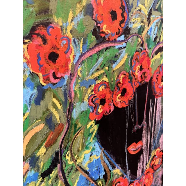 "I Waded Through" Contemporary Abstract Figurative Painting by Monica Shulman For Sale - Image 12 of 12