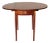 Councill Craftsmen Mahogany Drop-Leaf Accent Table - Duncan Phyfe Style With Banded Detail For Sale