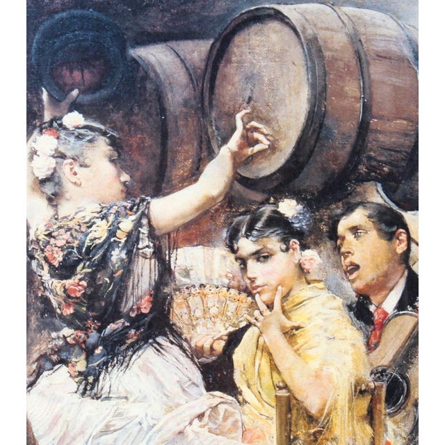 20th Century Framed Spanish Museum Print of Flamenco Dancer For Sale - Image 4 of 12