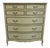Drexel Furniture Touraine Collection Custom Cream Painted Country French Provincial 42" Chest of Drawers 200-411-1 For Sale
