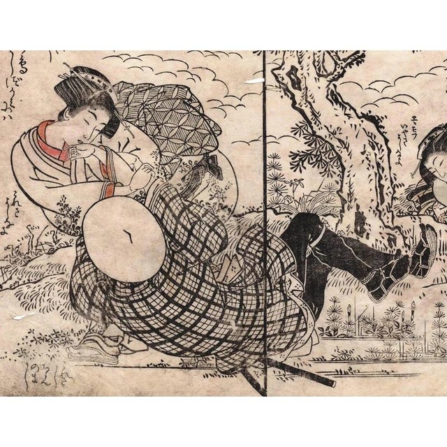 Isoda Koryusai, Japan, 1800s, Paper For Sale - Image 8 of 12