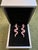 Blue Bochic “Orient” Vintage Ruby & Sapphire Serpent Earrings Set 18K Gold & Silver For Sale - Image 8 of 9