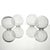 Hand Blown Clear Bubble Glass Spheres – Set of Four Artisan Decorative Orbs For Sale - Image 4 of 6