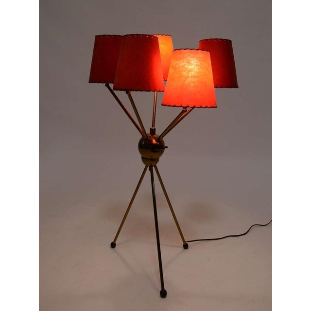 Brass Brass 1950s Sputnik Table Lamp For Sale - Image 8 of 10