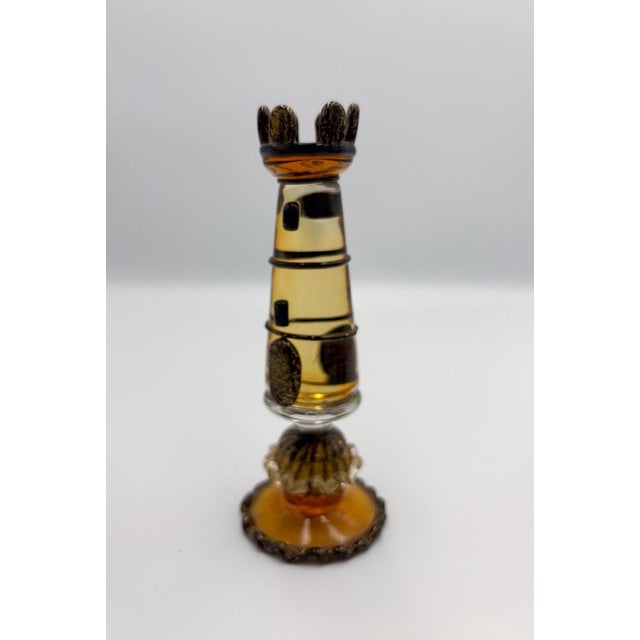 Amber Glass Chess Pieces from Barbini, Pauly & C., 1930s, Set of 32 For Sale - Image 6 of 16