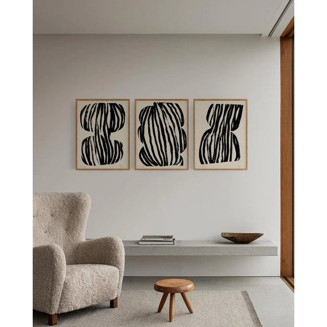 Contemporary Contemporary Abstract Giclee Prints - Set of 3 For Sale - Image 3 of 4