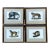 Vintage Framed Animal Illustrations - Set of 4 For Sale