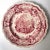 Antique Pink Staffordshire Temple Warriors Pattern Plate C.1800's For Sale In Buffalo - Image 6 of 6