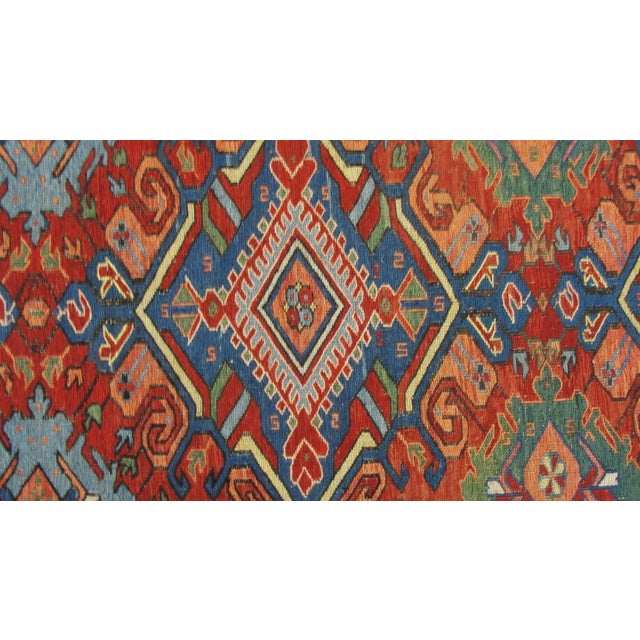 Antique Caucasian Soumak (Sumak) Kilim For Sale In Chicago - Image 6 of 8
