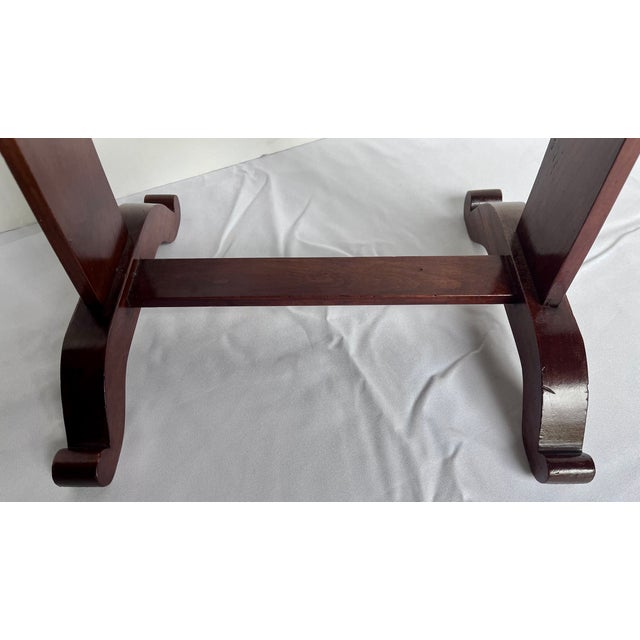 Vintage Mahogany Two-Tier Drink Table For Sale - Image 16 of 18