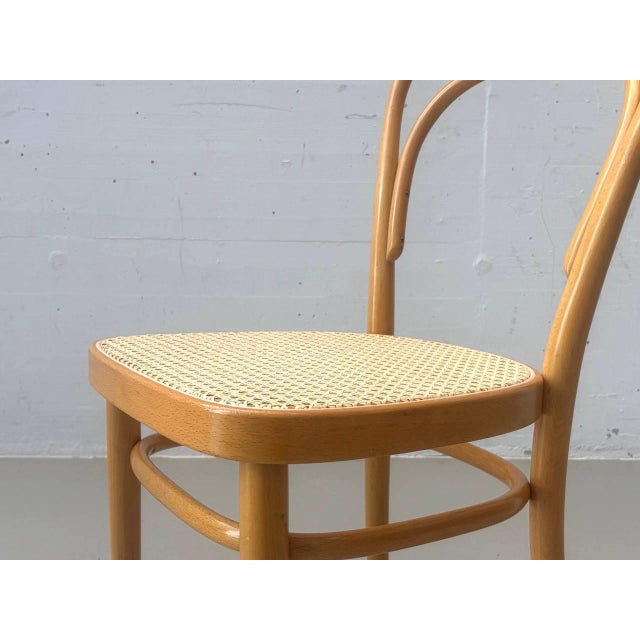 Thonet Vintage Bentwood Chair with Viennese Caning from Thonet, 1981 For Sale - Image 4 of 9