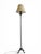 Romanesque Revival Bronze Floor Lamp with Archaeological Green Patina, 1950s For Sale - Image 4 of 12