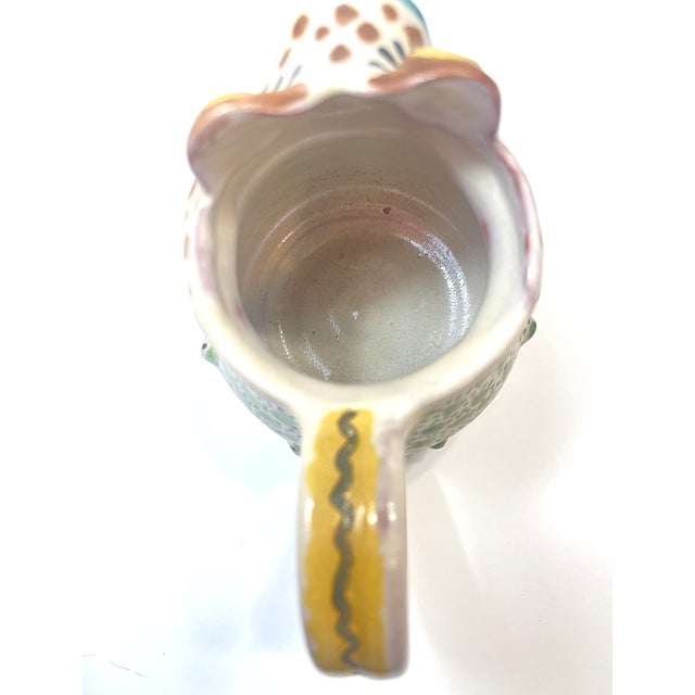 Vintage Mexican Pottery Cream and Sugar Frogs For Sale - Image 10 of 13