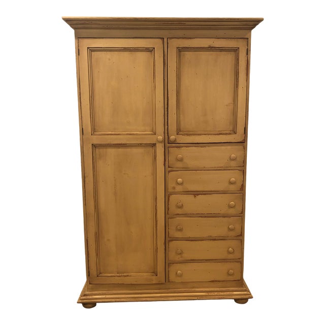 Vintage Mustard Wardrobe Chairish